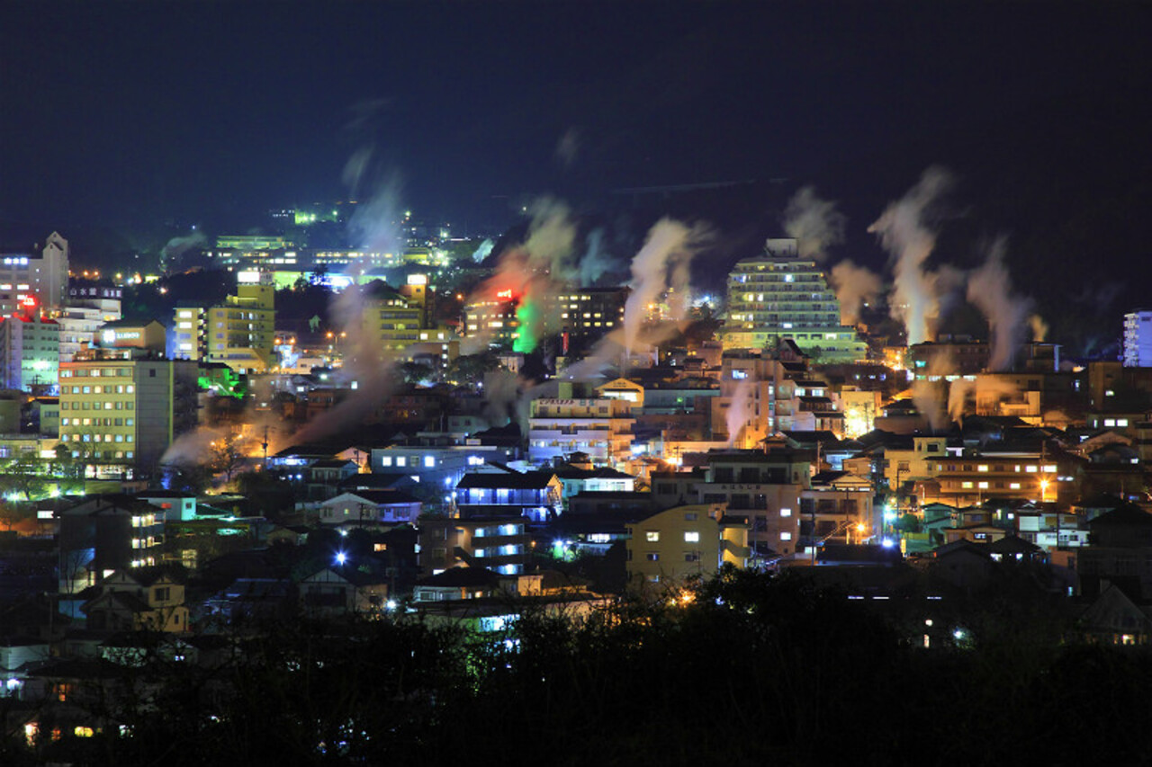 湯けむり展望台からの夜景