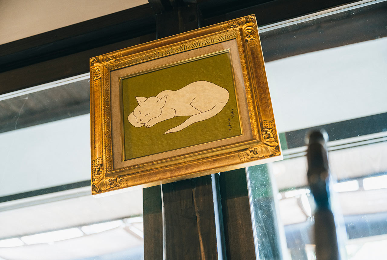 熊谷守一の猫の絵