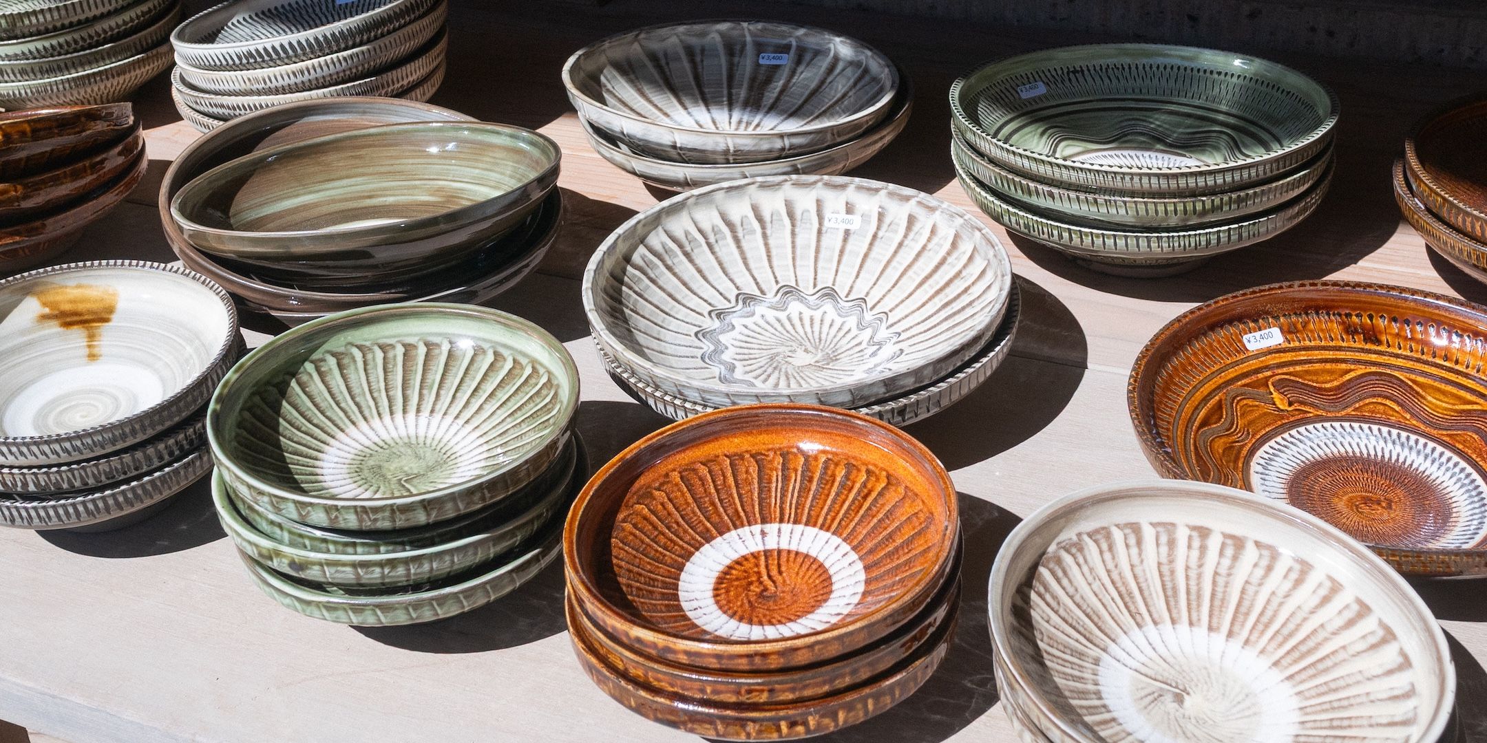 小鹿田焼き　焼物 小鹿田焼 坂本庸一窯 5寸平鉢 飛び鉋 飴色｜和食器通販 四季折折