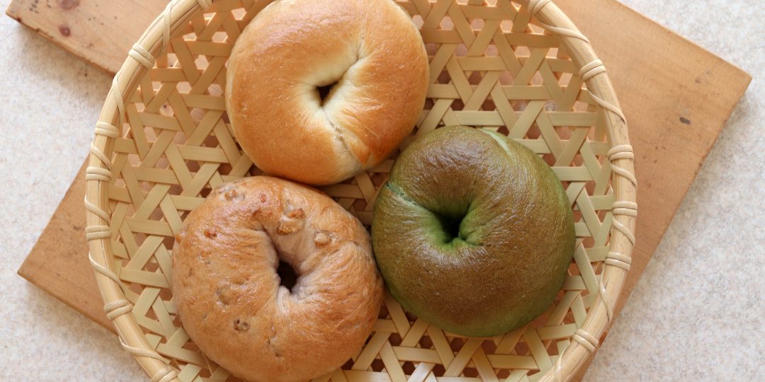 〈こちょぱん〉のベーグル３種