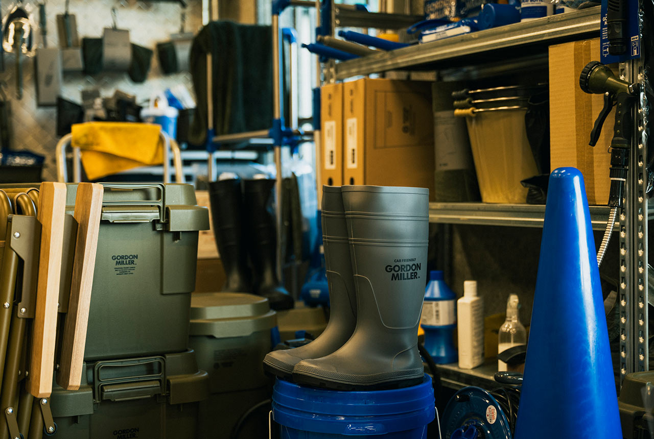 GORDON MILLER YAMAGAの店内に並ぶ商品