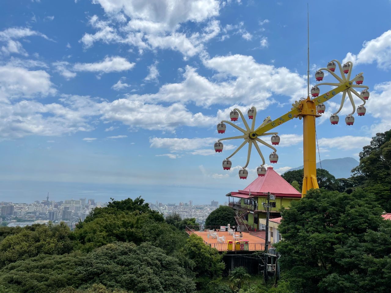 ラクテンチのフラワーかんらん車。