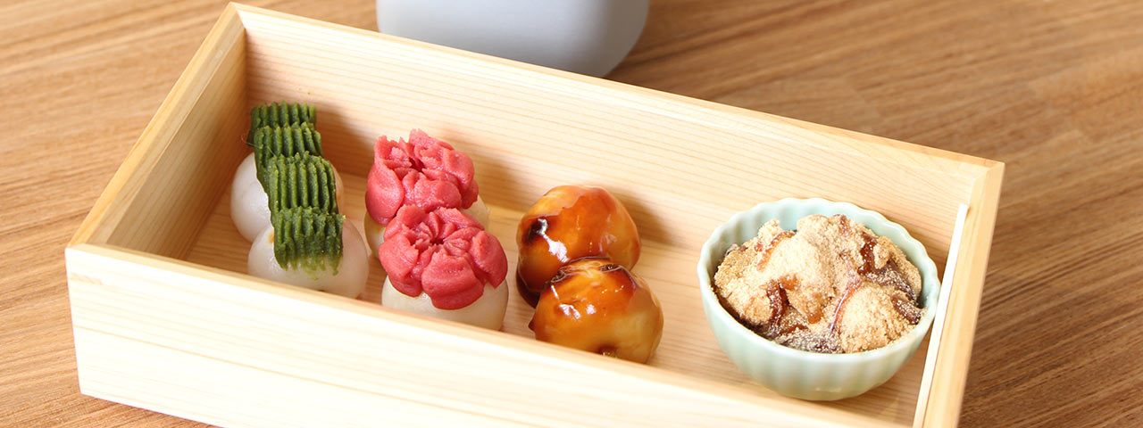 Cafe 結（カフェユイ）の和スイーツが揃う「よくばりセット」