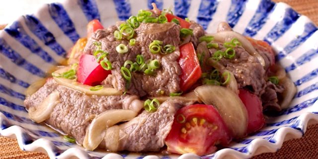 おおいた和牛の冷しゃぶサラダ