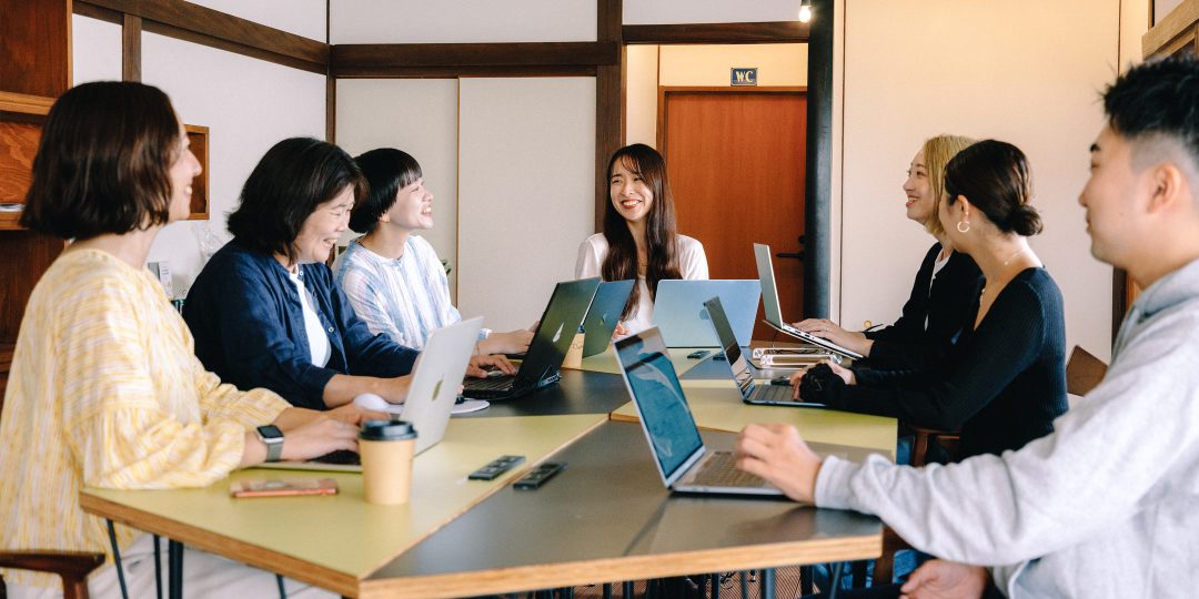HAAの社員ミーティングの様子